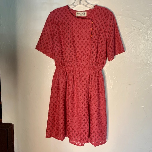Vintage Hibiscus Patterned Dress - Picture 6 of 6